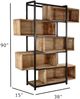 Nest Home Collections Mary Lou Gray Washed Cube Bookcase-3