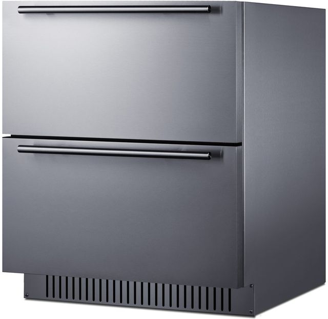 Summit® 27" 4.8 Cu. Ft Stainless Steel Outdoor Under The Counter Refrigerator Drawer -1