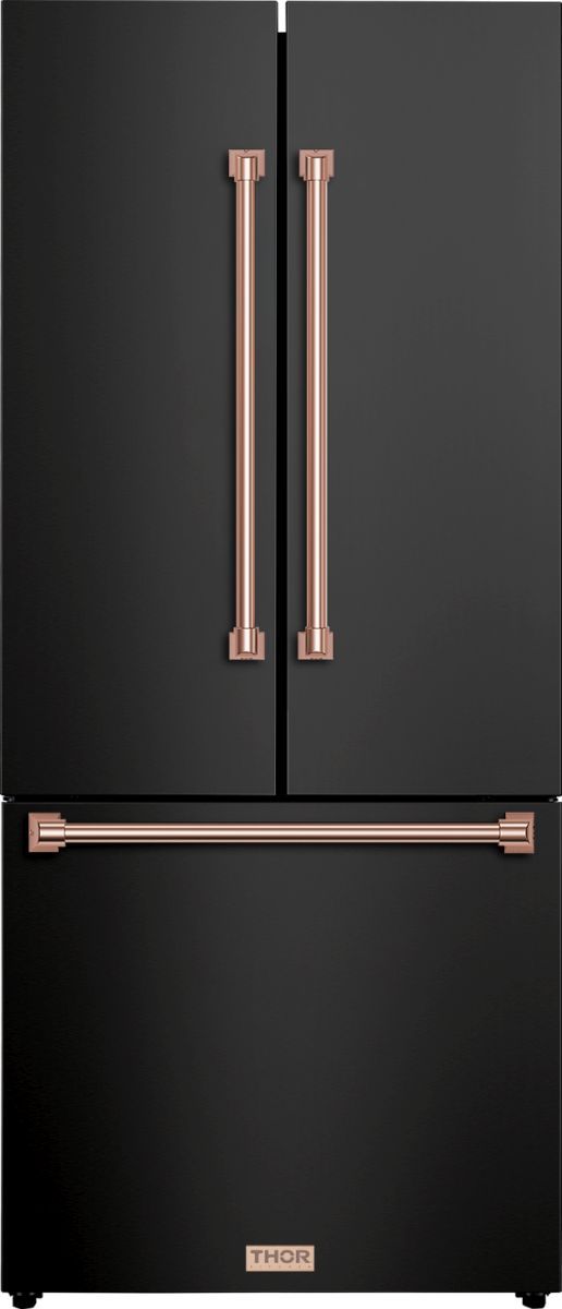 Thor Kitchen® Gordon Ramsay Series 30 in. 17.7 Cu. Ft. Matte Black Counter Depth French Door Refrigerator
