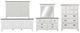 Liberty Furniture Allyson Park 4-Piece Charcoal/Wirebrushed White California King Bedroom Set-0