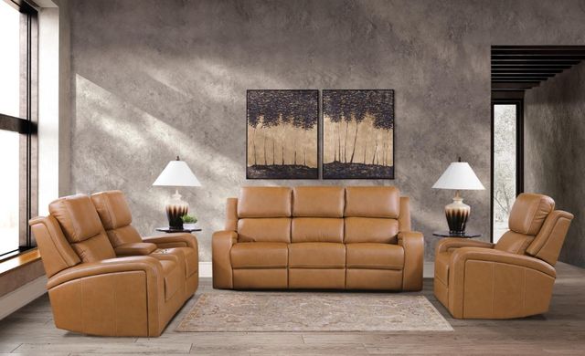 Corinthian Furniture Nova Butternut Power Reclining Sofa with Power Headrest-1