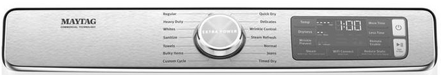 Maytag® 7.3 Cu. Ft. White Front Load Gas Dryer-2