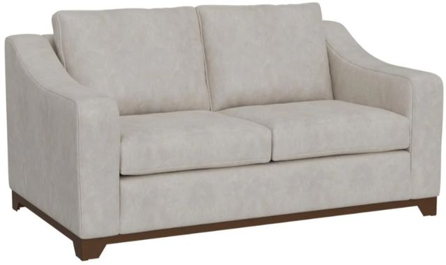International Furniture Direct Natural Parota Ivory 68" Loveseat-0
