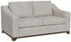 International Furniture Direct Natural Parota Ivory 68" Loveseat-0