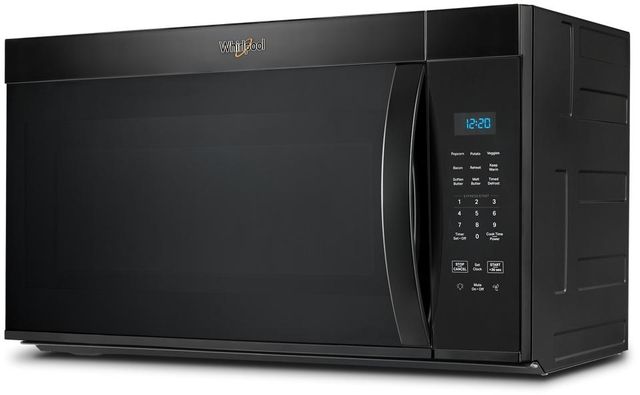 Whirlpool 30" 1.1 Cu. Ft. Black Over the Range Microwave-3
