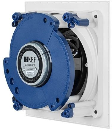 KEF Ci160.2CS 6.5" Square In-Wall Speaker-6