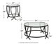 Signature Design by Ashley® Tarrin 3-Piece Black Occasional Table Set-3