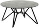 Coaster® Hadi 3-Piece Cement Occasional Table with Gunmetal Base Set-3