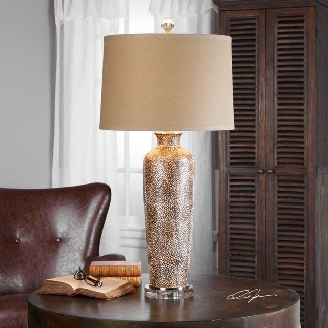 Uttermost Reptila Rust Brown Table Lamp-2