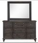 Magnussen Home® Calistoga 3-Piece Weathered Charcoal King Panel Bedroom Set-3