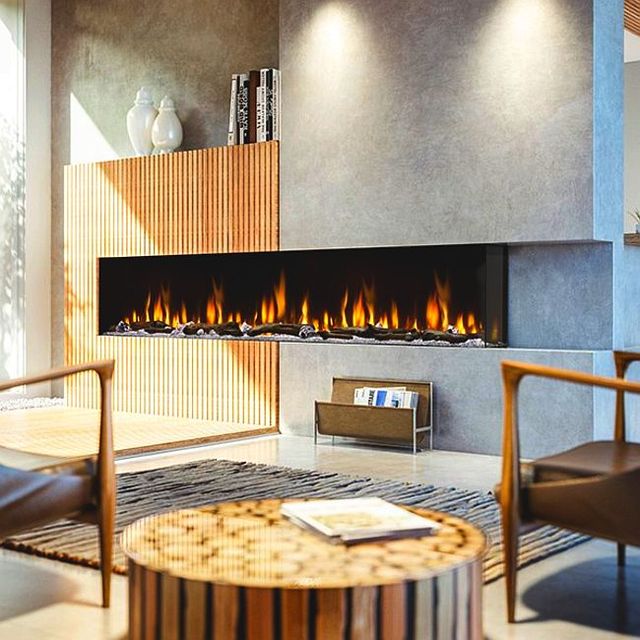 Dimplex® Ignite® Bold Black 100'' Built-in Linear Electric Fireplace-2
