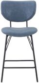 Jofran Inc. Urban Archive Owen Slate Upholstered Counter Stool-2