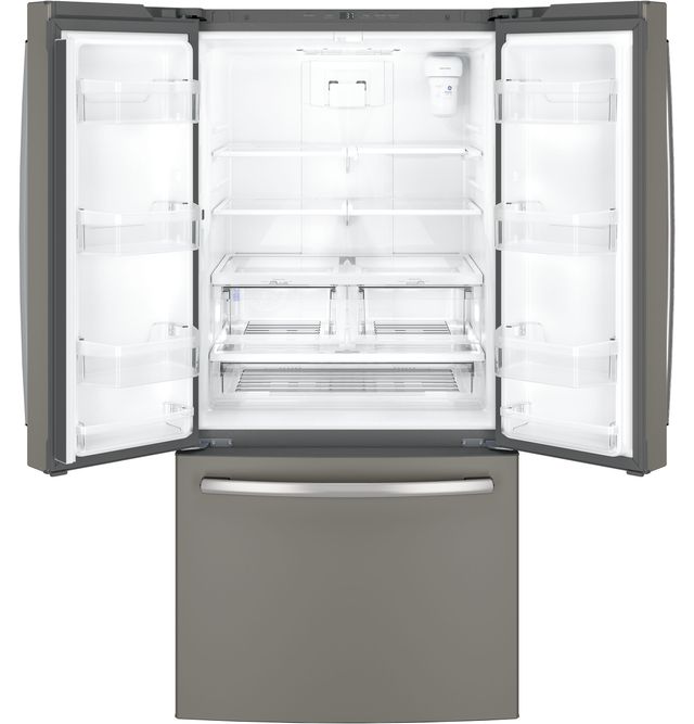 GE® 33 in. 18.6 Cu. Ft. Slate Counter Depth French Door Refrigerator-4