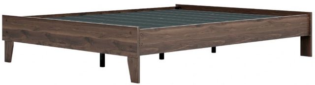 Signature Design by Ashley® Calverson Mocha Queen Platform Bed-0