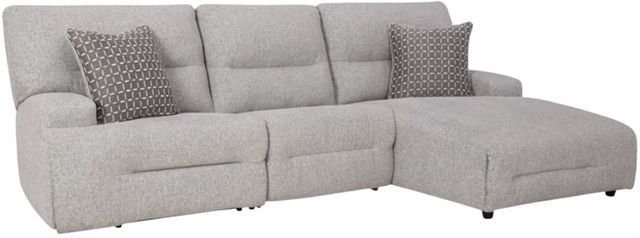 Signature Design by Ashley® Acklen Place 3-Piece Pewter Right-Arm Facing Power Reclining Sectional and Chaise-0