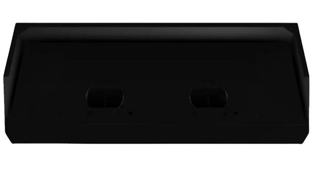 Vent-A-Hood® Designer Series 66" Black Wall Mounted Range Hood-2
