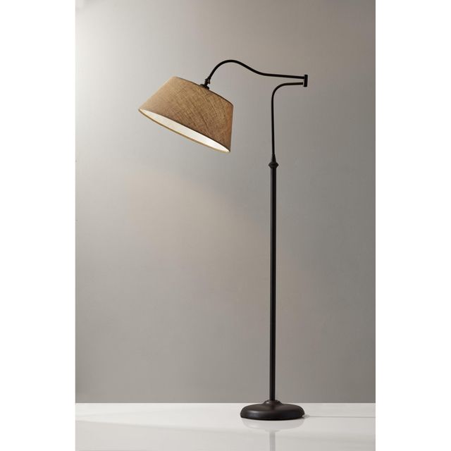 Adesso® Rodeo Antique Bronze Floor Lamp-2