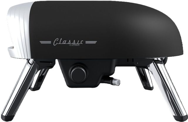 Unique® Appliances Classic Retro 16'' Matte Black Liquid Propane Pizza Oven-2