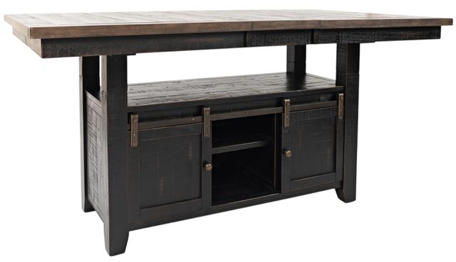 Jofran Inc. Madison County Vintage Black High/Low Extension Table-0