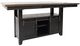 Jofran Inc. Madison County Vintage Black High/Low Extension Table-0