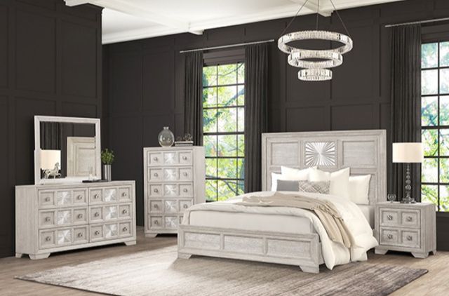 Furniture of America® Argenthart Light Gray Chest-1