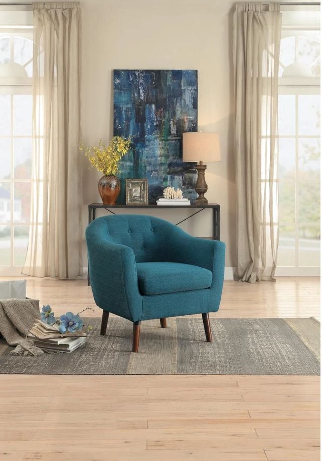 Homelegance® Lucille Blue Accent Chair-1
