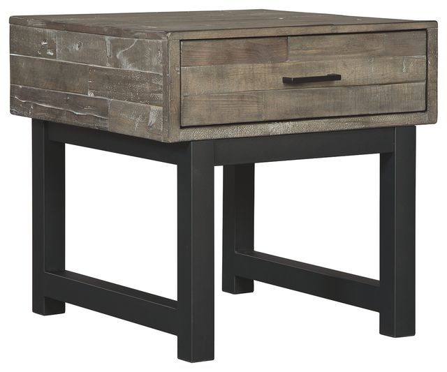 Signature Design by Ashley® Mondoro 3-Piece Grayish Brown Living Room Table Set-2