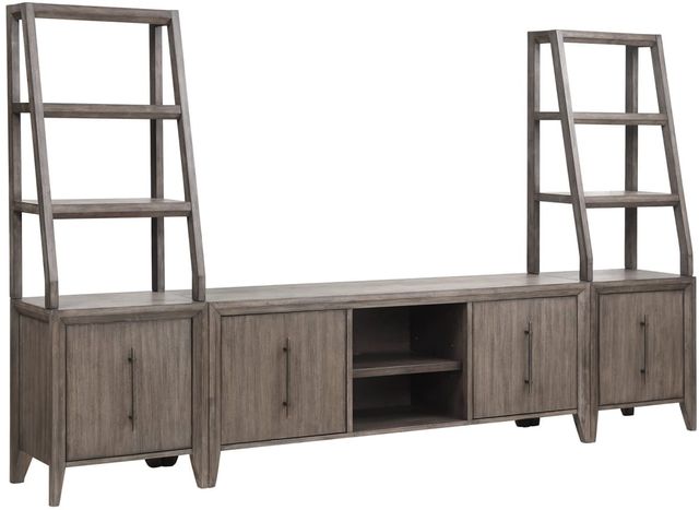 Legends Home Avana Smoky Greige Entertainment Wall