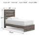Signature Design by Ashley® Graystorm Brown/Gray Youth Twin Panel Bed-4