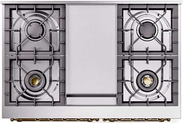Ilve® Nostalgie II Series 40" Midnight Blue Pro Style Dual Fuel Range-2