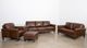 Soft Line 7474 Dallas Chestnut All Leather Loveseat-3