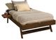 Kodiak Furniture Boho Rustic Walnut Twin Daybed with Tray -0