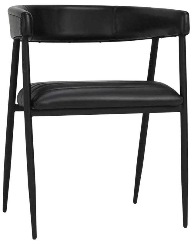 Classic Home Preston Black/Jet Black Dining Chair-0