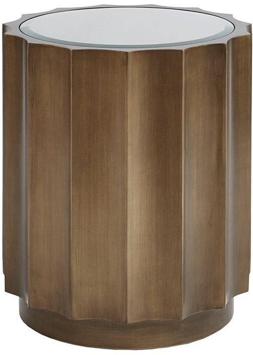 Olliix by Madison Park Bronze Valentina Accent Table-0