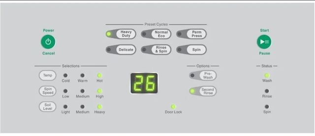 Speed Queen® Commercial 3.4 Cu. Ft. White Front Load Washer-2