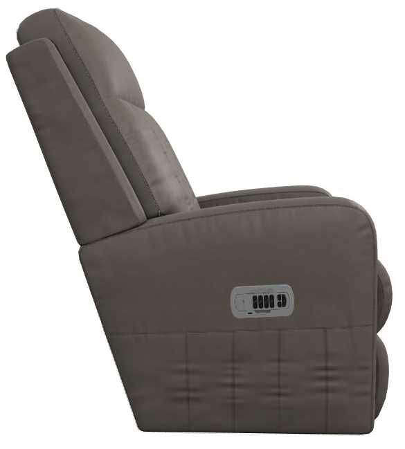 La-Z-Boy® Finley Otter Leather Power Wall Recliner with Headrest and Lumbar-3
