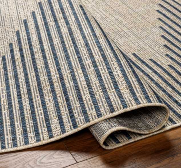 Surya Eagean Beige/Blue 4'x6' Area Rug-2
