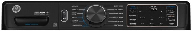 GE® 5.8 Cu. Ft. Carbon Graphite Front Load Washer-2