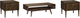 Signature Design by Ashley® Kisper 3-Piece Dark Brown Living Room Table Set-0