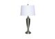 Nationwide Furniture Distributors Two 29" Silver Metal Lamps-1