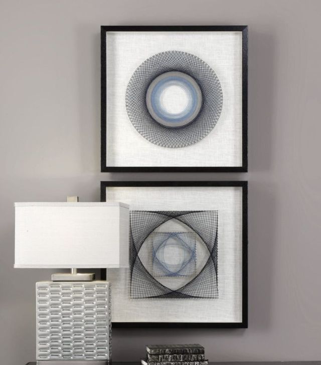 Uttermost® 2-Piece String Duet Shadow Boxes Wall Art Set-2