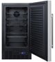 Summit® 18" 2.7 Cu. Ft. Stainless Steel Upright Freezer-1