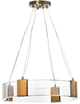 A & B Home Bronze/Clear Large Chandelier-2