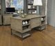 Aspenhome® Trellis Desert Brown Open Pedestal Desk-3