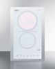 Summit® 15" White Electric Cooktop-1