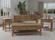 International Furniture Direct Olimpia Natural Sofa Table-1