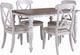 Liberty Furniture Ocean Isle 5-Piece Antique White/Weathered Pine Dining Table Set-0