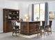 ECI Furniture Manchester Distressed Burnished Walnut Bar-1