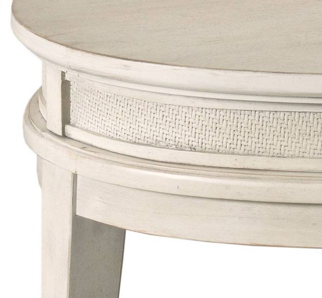 England Furniture Serra Classic White Oval Cocktail Table-1