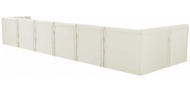 Meridian Furniture Tuft 7-Piece Cream L-Shape Sectional-3